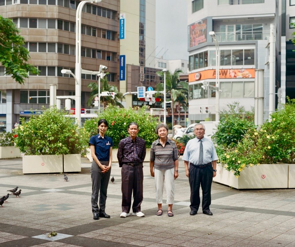 2021年7月26日、第二回住民監査請求の記者会見を前にした４人